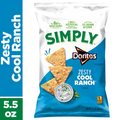 Simply Doritos Zesty Cool Ranch Potato Chips