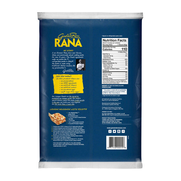 Rana  Lasagne Sheets