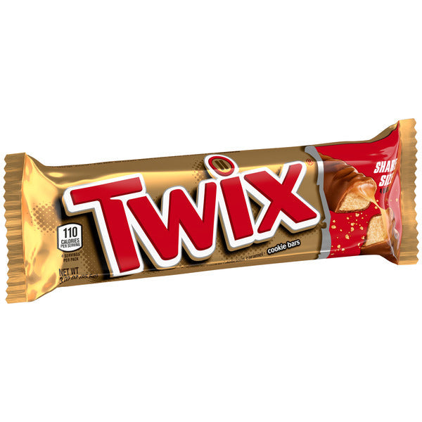 TWIX Milk Chocolate Caramel Cookie Candy Bar Share Size