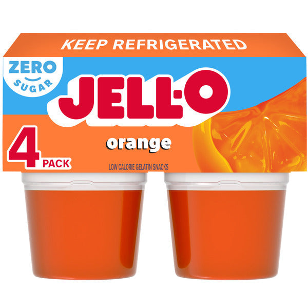 Jell-O Orange Sugar Free Refrigerated Gelatin