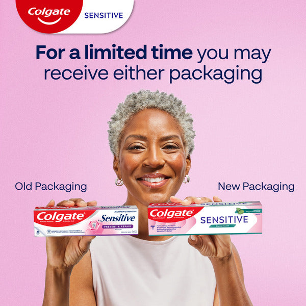 Colgate Sensitive Toothpaste for Enamel Repair with Whitening, Mint