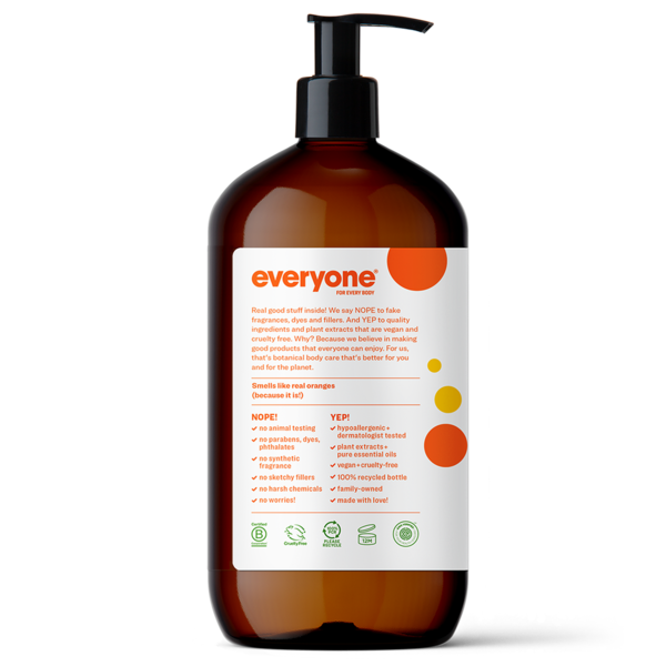 Everyone 3 in 1 Kid's Soap. Orange Squeeze