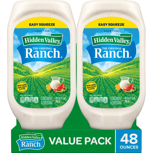 Hidden Valley Original Ranch Condiment and Dressing, Easy Squeeze Bottle