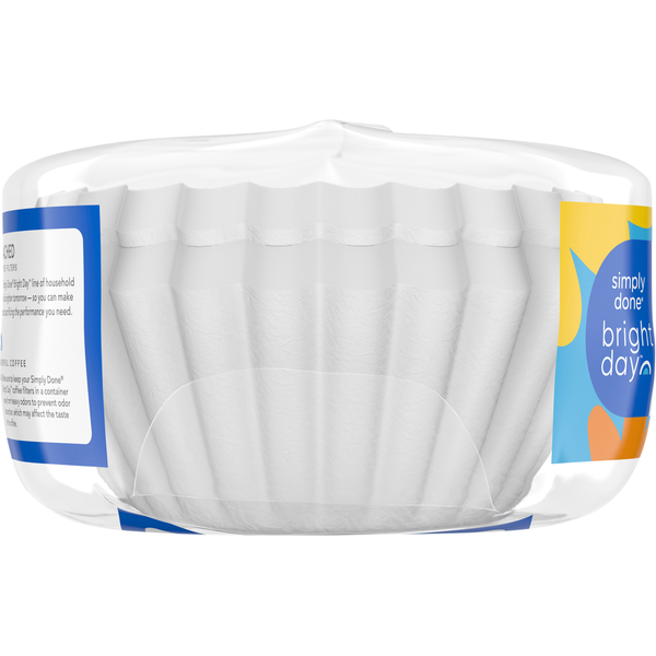 Simply Done Unbleached 3.25 Inch Basket Coffee Filters