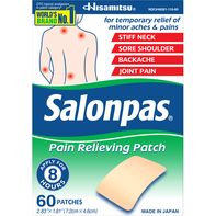 Salonpas Pain Relieving Patch - 2.83 x 1.81 in️