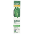 Desert Essence Toothpaste Whitening + Pep