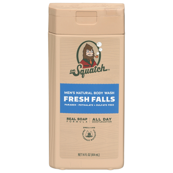 Dr. Squatch Men's Natural Fresh Falls Body Wash