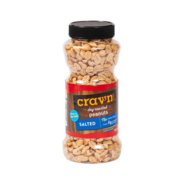 Crav'n Flavor Salted Dry Roasted Peanuts