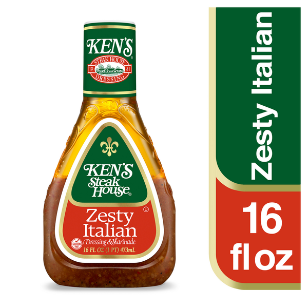 Ken's Steak House Dressing & Marinade, Zesty Italian