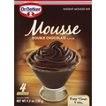 Dr. Oetker Mousse Mix, Instant, Double Chocolate Flavor