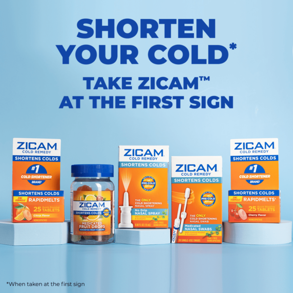 Zicam Zinc Cold Remedy Ultra Rapidmelts Quick-Dissolve Tablets Cherry Flavor Ct