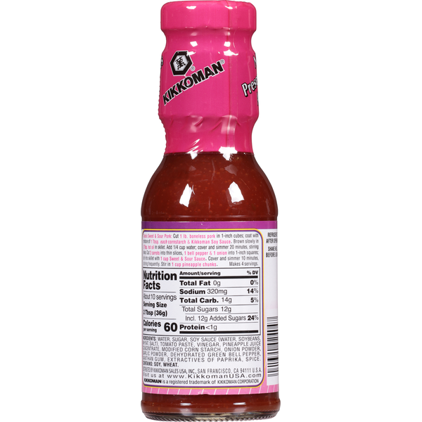 Kikkoman Sauce, Sweet & Sour