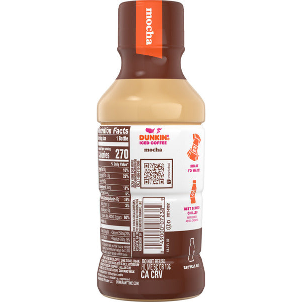 Dunkin' Mocha Iced Coffee Bottle