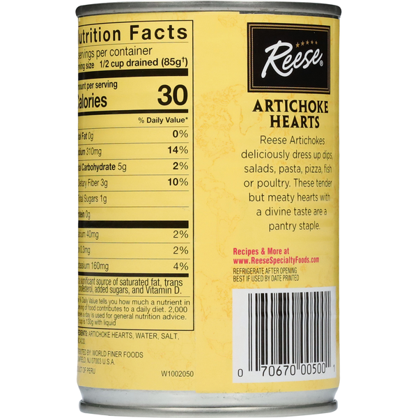 Reese's Delicious Medium Artichoke Hearts