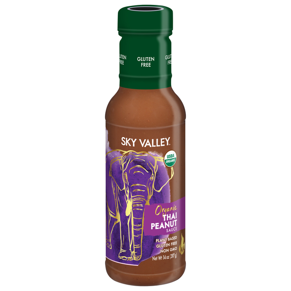Sky Valley Sauce, Organic, Thai Peanut, Mild