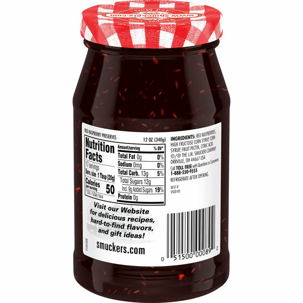 Smucker's Preserves, Red Raspberry