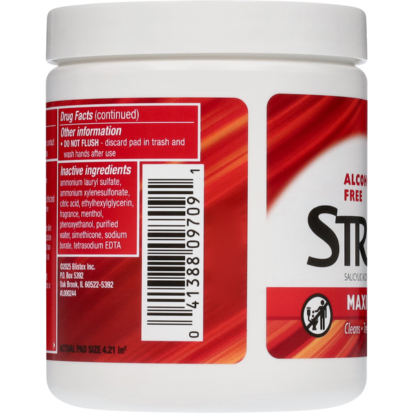 Stridex Alcohol Free Maximum Acne Pads