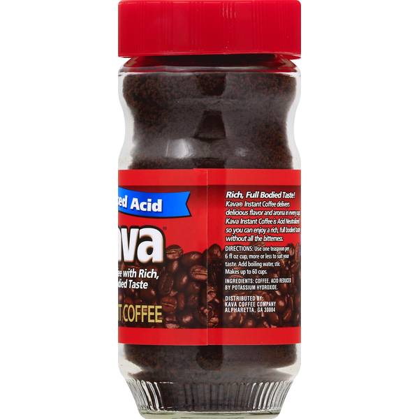 Kava Instant Coffee, Reduced Acid