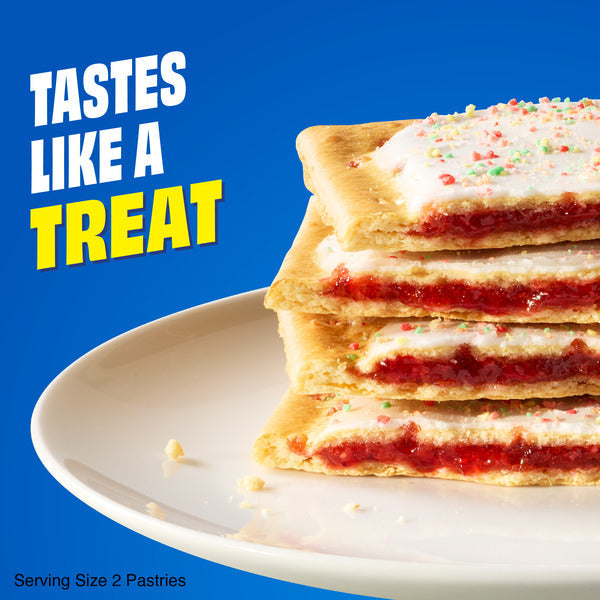 Pop-Tarts Protein Slammin' Strawberry Toaster Pastries, 10g Protein, 8 Count