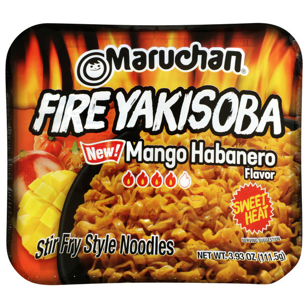 Maruchan Fire Yakisoba, Mango Habanero, 3.93 oz