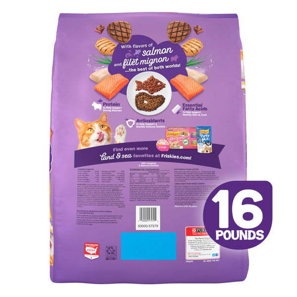 Purina Friskies Dry Cat Food, Surfin' & Turfin' Favorites