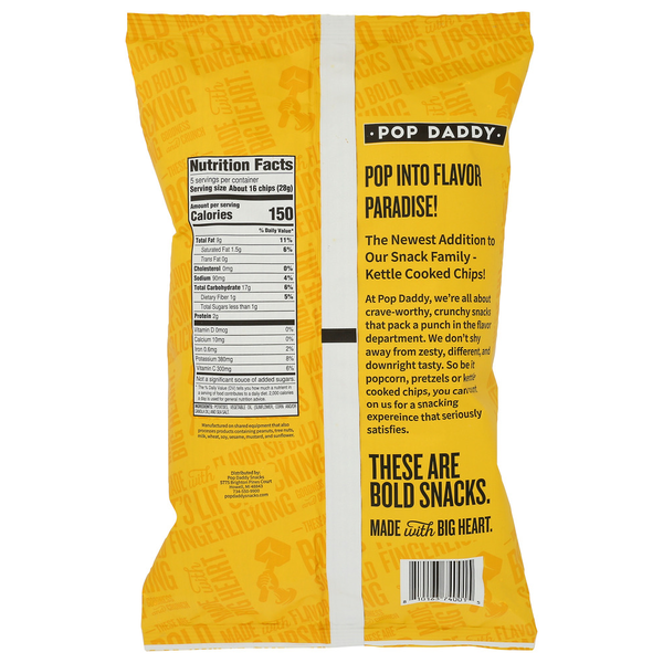 Pop Daddy Snacks Kettle Chips
