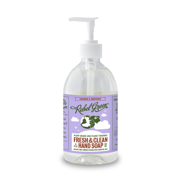 Rebel Green Hand Soap, Lavender & Grapefruit