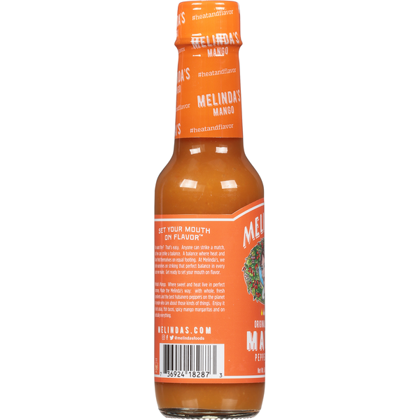 Melinda's Pepper Sauce, Original Habanero, Mango