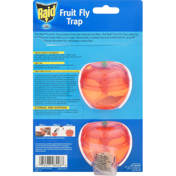 Raid Fruit Fly Trap