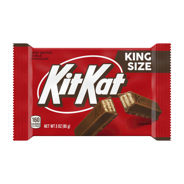 KIT KAT® Milk Chocolate Wafer King Size, Candy Bar, 3 oz