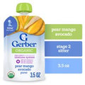 Gerber Stage 2 Organic Pear Mango Avocado Baby Foo...
️