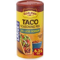Old El Paso Taco Seasoning, 25% Less Sodium, Large...
️