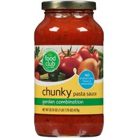 Food Club Garden Combination Chunky Pasta Sauce️