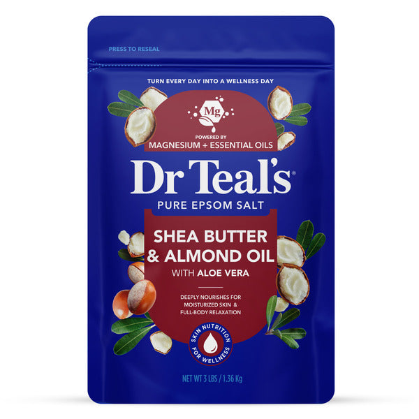 Dr Teal’s Pure Epsom Salt Soak, with Shea Butter & Almond Oil