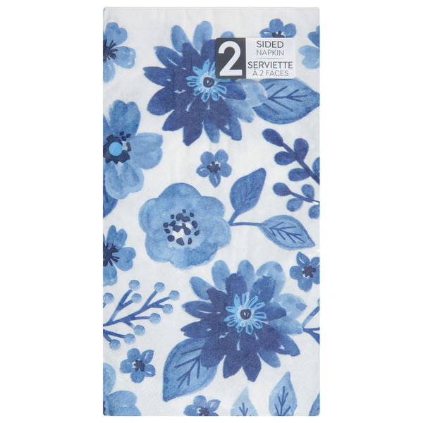 Sensations Royal Florals 2 Sided 2-Ply Napkin