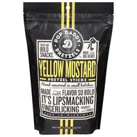Pop Daddy Pretzels Pretzel Sticks, Yellow Mustard️