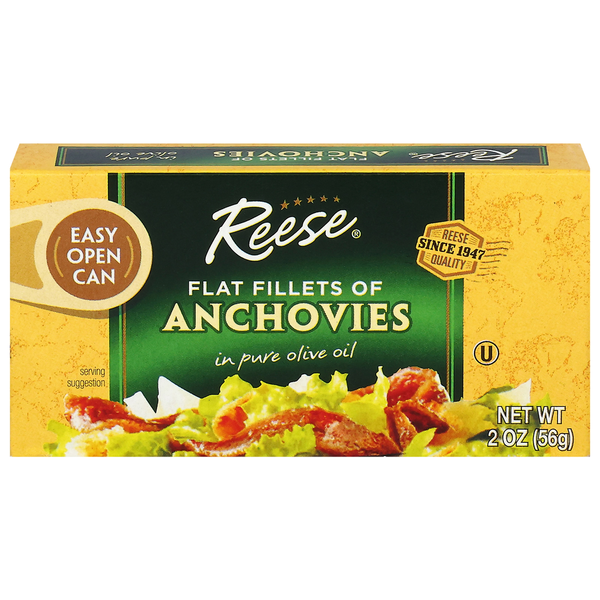 Reese's Flat Fillets of Anchovies in Pure Olive Oil