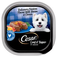 Cesar Loaf & Topper in Sauce Wet Dog Food Rotisser...
️
