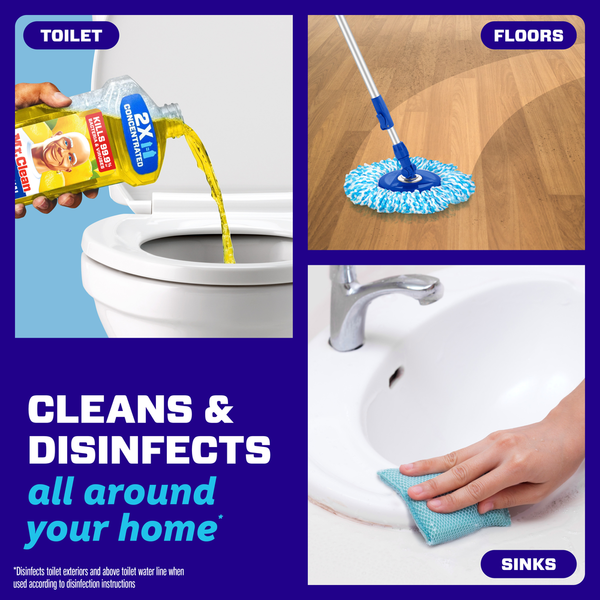 Mr. Clean All Purpose Cleaner, Cleaning Liquid, Lemon