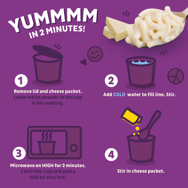 Annie's Organic White Cheddar Microwave Mac and Cheese Cup