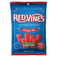 Red Vines Jumbo Twists, Original Red Chewy Licorice Candy