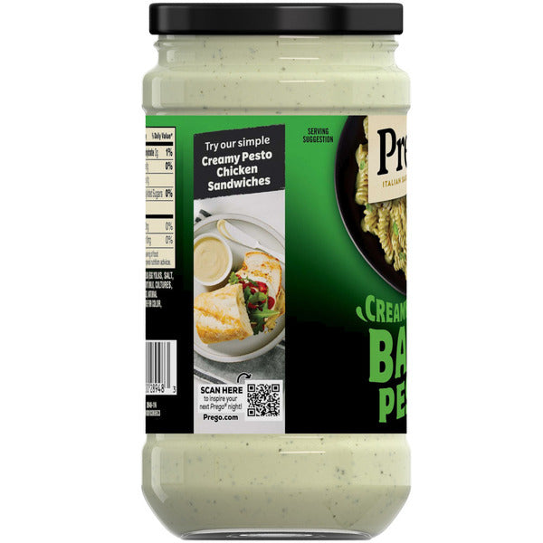 Prego Creamy Basil Pesto Pasta Sauce