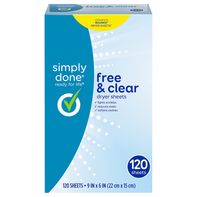Simply Done Free & Clear Dryer Sheets️