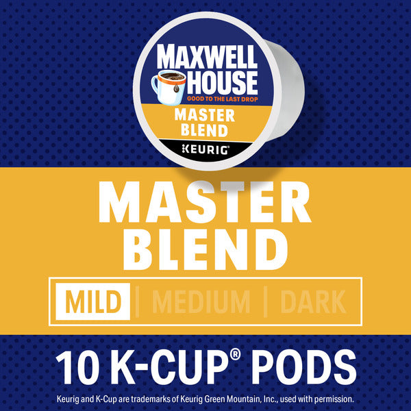 Maxwell House Master Blend Mild Roast K-Cup® Coffee Pods
