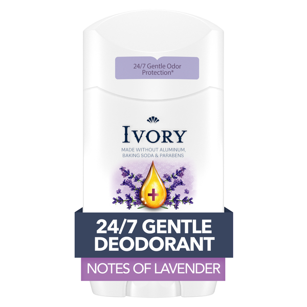 Ivory Gentle Deodorant, Hint of Lavender