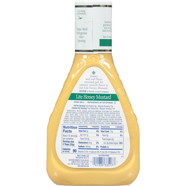 Ken's Steak House Lite Gluten Free Honey Mustard Dressing