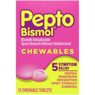 Pepto-Bismol Chewable Tablets For Nausea, Heartbur...
️