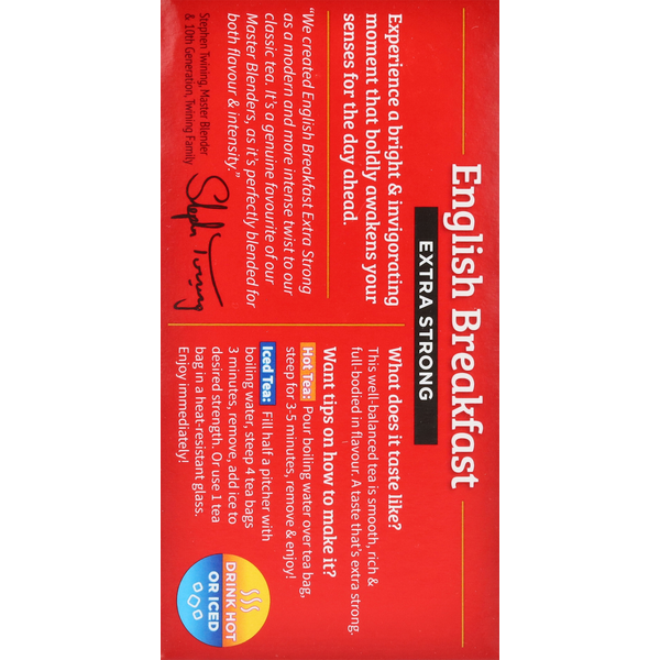 Twinings English Breakfast Extra Strong Tea Bags