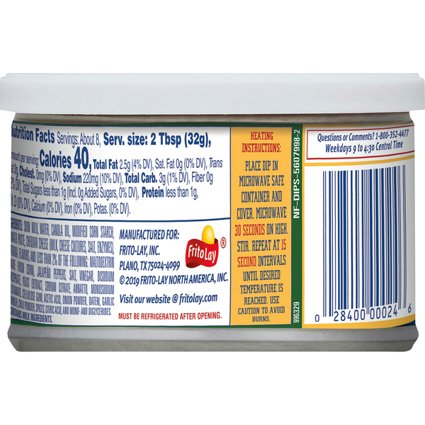 Fritos Jalapeno & Cheddar Flavored Cheese Dip