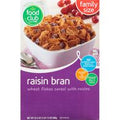 Food Club Cereal, Raisin Bran, Family Size️